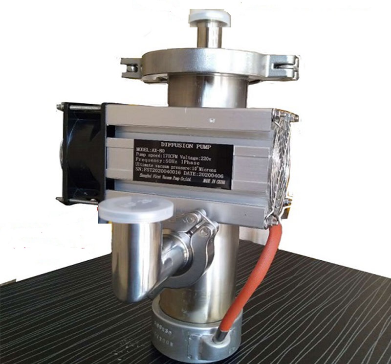 Air cooling diffusion pump for laboratory